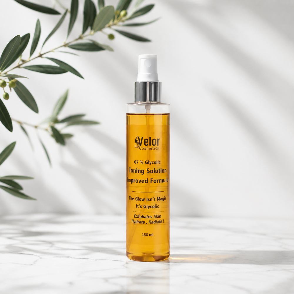 Velor Glycolic Acid 7% Toning Solution - Exfoliating Skin Toner - Product Image 1
