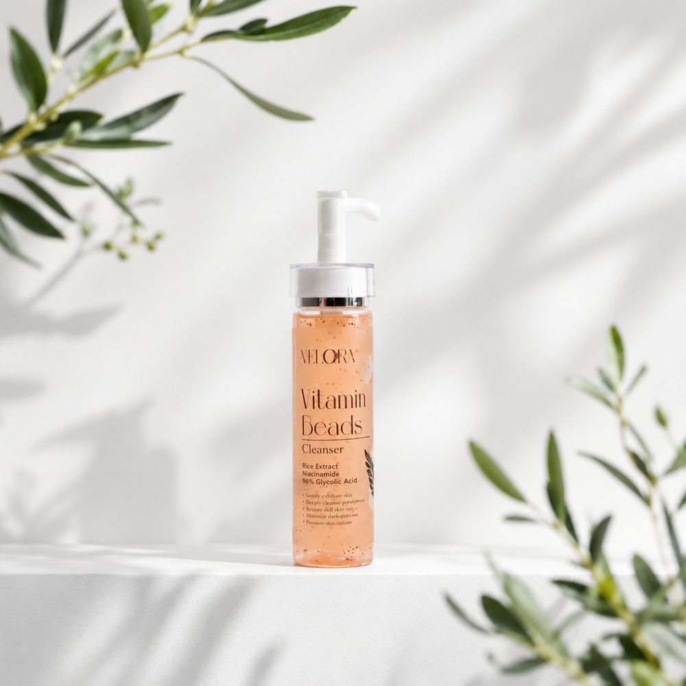 Velor Vitamin Beads Cleanser 150ml - Brightening Face Wash with Rice Extract Niacinamide Glycolic Acid - Product Image 3