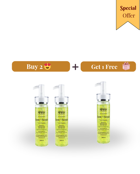 ACNE CLEARING CLEANSER+FACE WASH(2 IN 1 FORMULA)