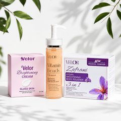 Velor All-in-One Glow Bundle - Glow Cream Face Cleanser Body Polisher - Product Image 4