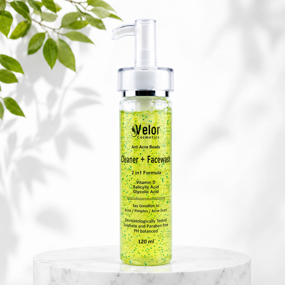 Velor Acne Clearing Cleanser Face Wash 2 in 1 Formula - Anti Acne Skincare - Product Image 3