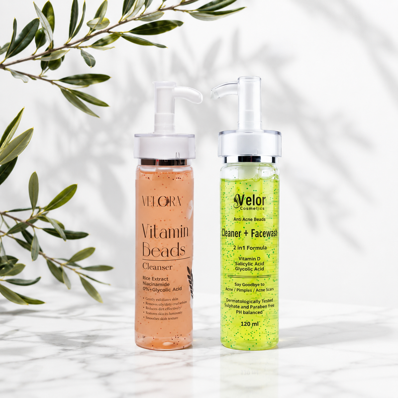 Velor Cleansers Best Duo - Brightening Face Wash Vitamin Beads Combo - Product Image 1