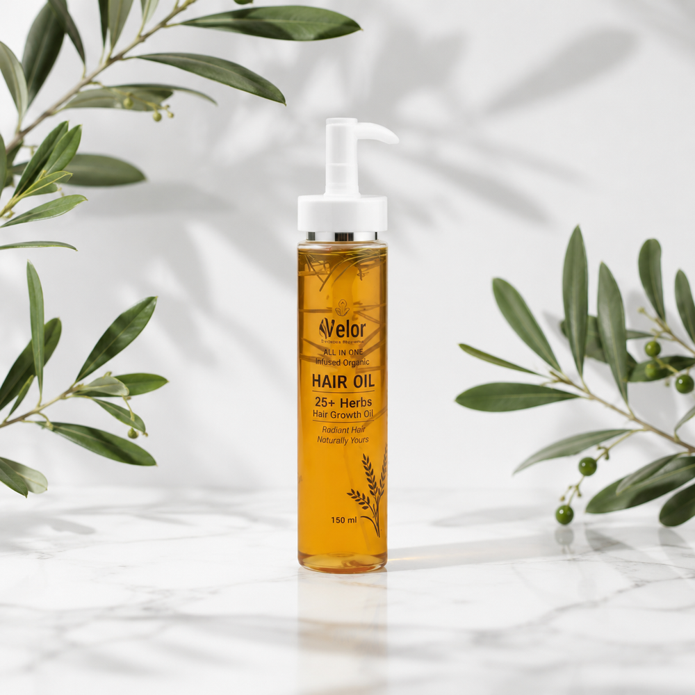 Velor Organic Hair Growth Oil - Natural Hair Strengthening Formula - Product Image 3