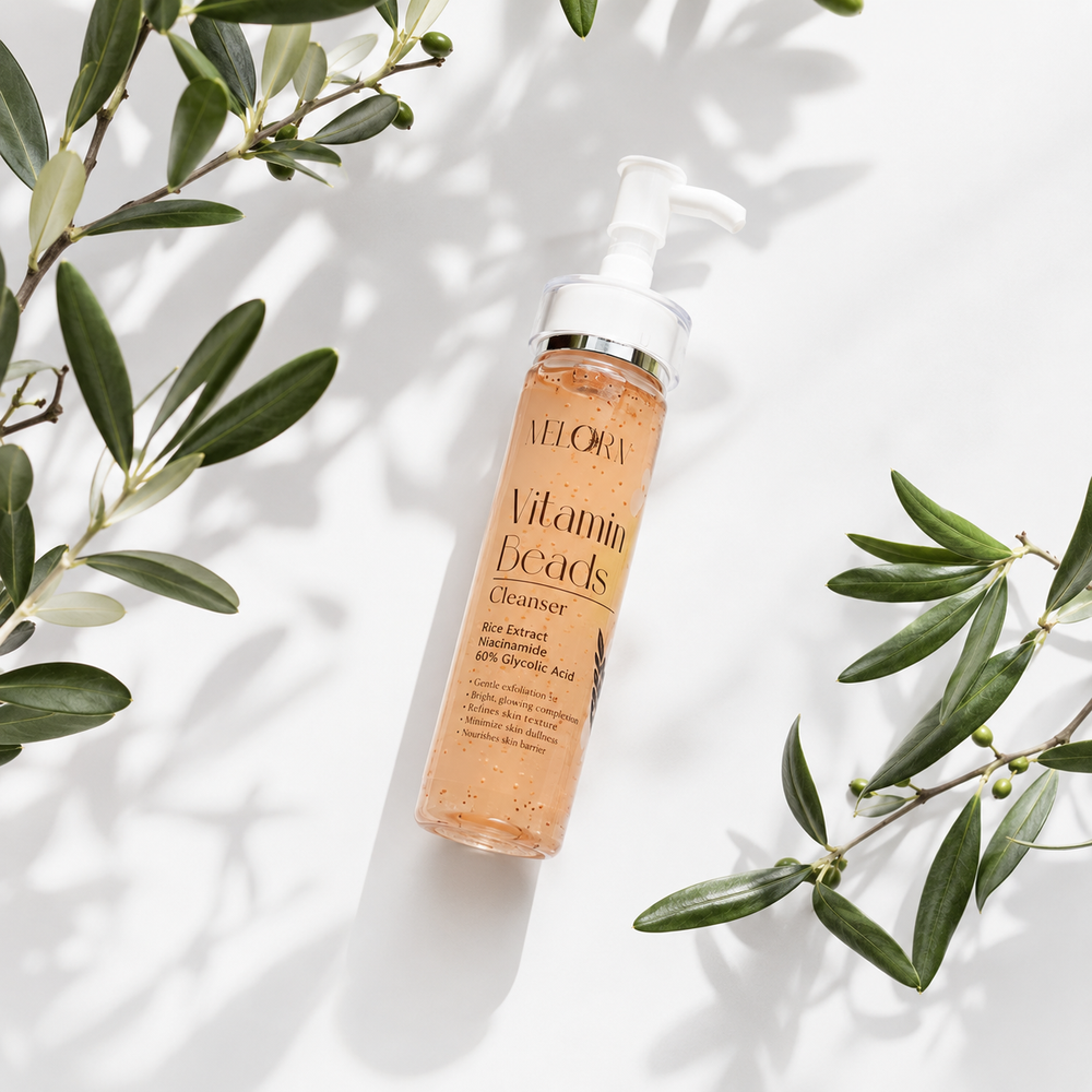 Velor Vitamin Beads Cleanser 150ml - Brightening Face Wash with Rice Extract Niacinamide Glycolic Acid - Product Image 2