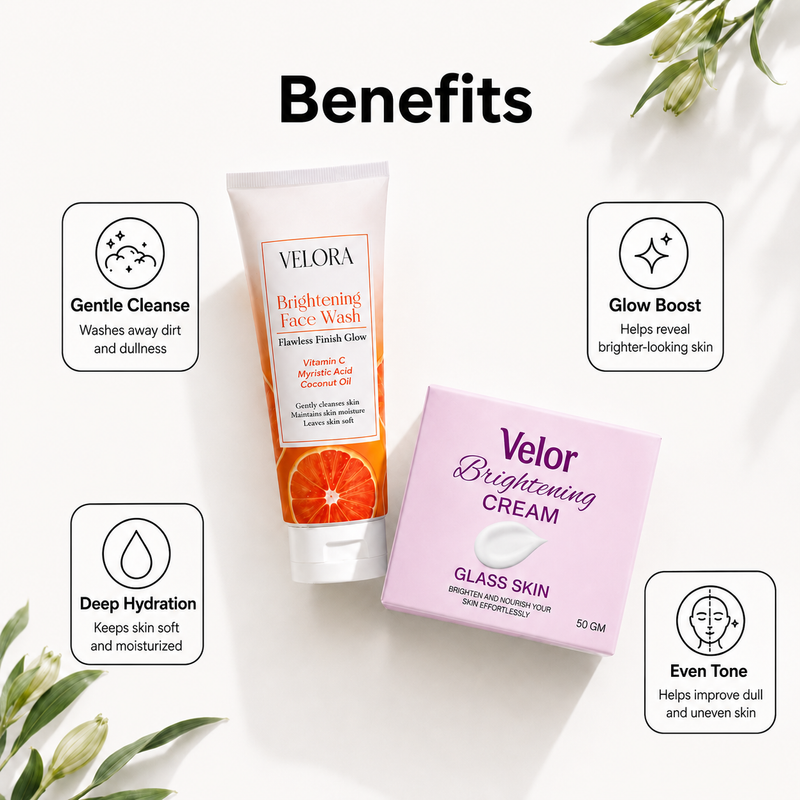 Velor Fairness Bundle - Brightening Face Wash Cream Combo Pack - Product Image 2