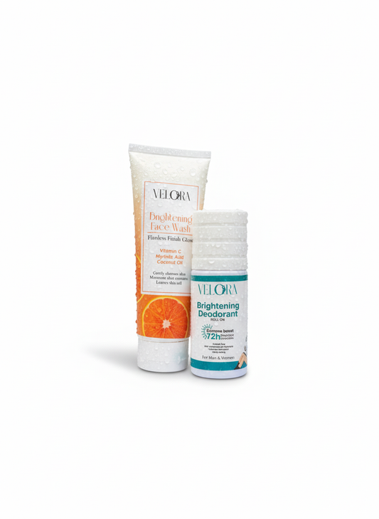 Velor Vitamin C Face Wash And Roll On Deodrant