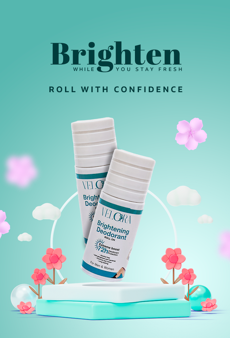 Velor Brightening Deodorant Roll-On