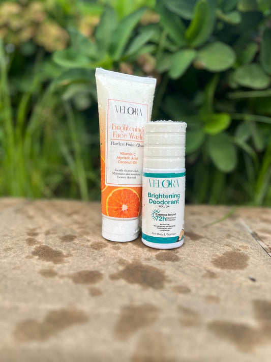 Velor Vitamin C Face Wash And Roll On Deodrant