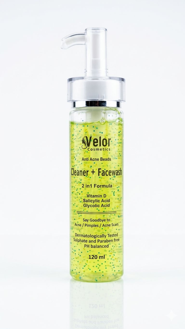 ACNE CLEARING CLEANSER+FACE WASH(2 IN 1 FORMULA)