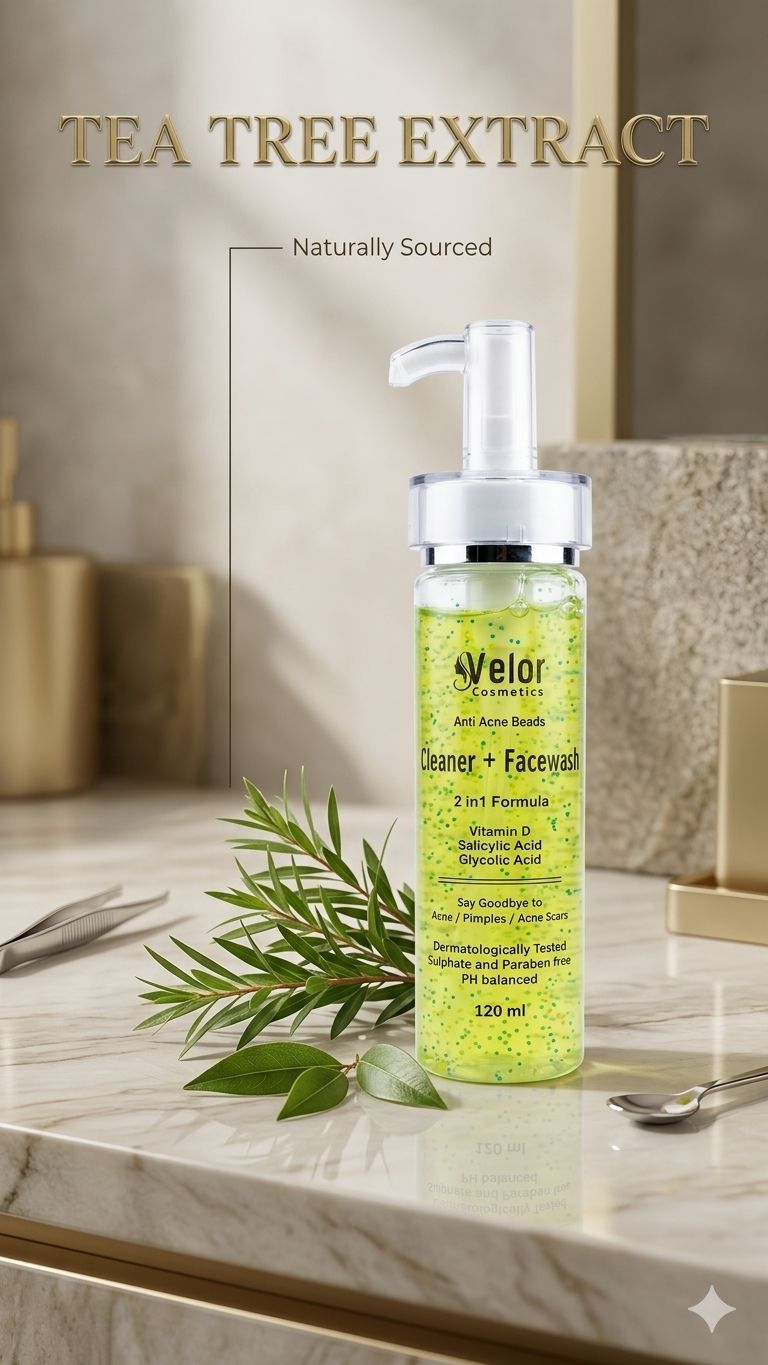 ACNE CLEARING CLEANSER+FACE WASH(2 IN 1 FORMULA)