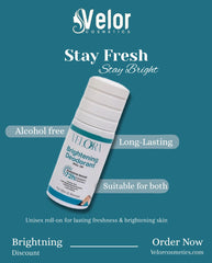 VELOR BRIGHTEING DEODRANT ROLL ON